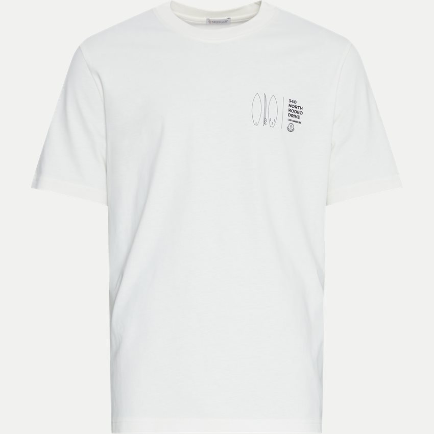 Moncler T-shirts 8C00043 89AJS OFF WHITE